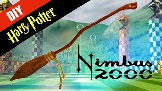 ️Harry Potter DIY: Nimbus 2000 Broomstick - Cardboard - Full Size Replica