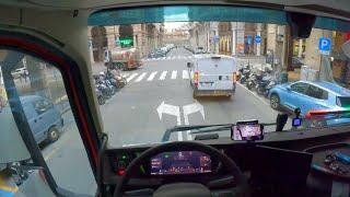 POV Truck driving - from Genoa to Bergamo. First job of the 2025.