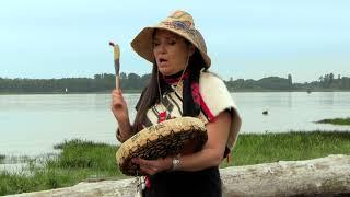 Musqueam Welcome to Richmond Art Gallery from Cecilia Point