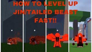 3 METHODS TO LEVEL UP YOUR JIN/TAILED BEAST QUICKLY IN SHINDO LIFE!!