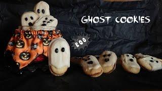 Halloween Recipes: Easy and Quick Ghost Cookies, No-Bake