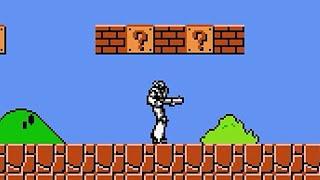 Probotector in Super Mario Bros.