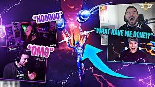 STREAMERS REACT TO THE UNVAULTING!!! RIP TILTED (Fortnite: Battle Royale)