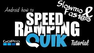 GoPro Quik App - How to do slow motion - Quik App Speed Ramping