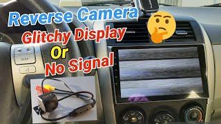 How to Fix Reserve Camera Glitchy or Distorted Display | Android Radio