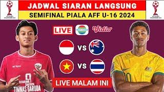Jadwal Semifinal Piala AFF U16 2024 - Indonesia vs Australia - Semifinal AFF U16 2024 - AFF U16 2024