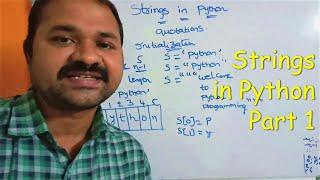 Strings in Python part 1 || Basic Operations || Accessing || Slicing || Indexing || Concatenation