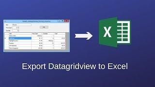 C# - How to Export DataGridView Data to Ms Excel File in Visual C#