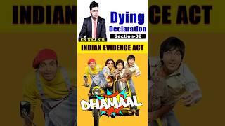 Indian Evidence Act: Dying Declaration by CS NKJ SIR | CS NKJ CS CLASSES #bollywood #csexecutive