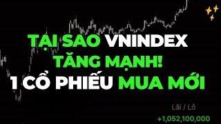 TẠI SAO VNINDEX TĂNG MẠNH | 1 CỔ PHIẾU TIỀM NĂNG MUA MỚI | NHẬN ĐỊNH THỊ TRƯỜNG CHỨNG KHOÁN 7/3