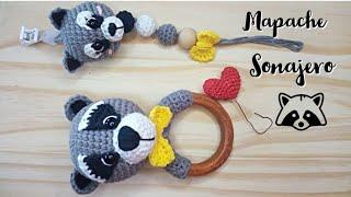 Sonajero Mapache a crochet paso a paso!! ️