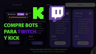 COMPRE BOTS PARA TWITCH Y KICK,¿TE PUEDEN DAR PARTNER?