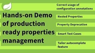 Hands-on: Spring Boot Production Ready Property Configuration with Auto-Complete suggestion