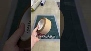 The Best Finishing Tape For Tufted Rugs | KRAMIS-Tape