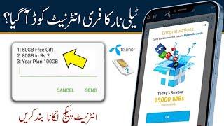 Telenor Free Internet Code 2024