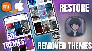Recover Many Removed iOS Themes On Xiaomi Global Without Root | Big Collection 50+ Themes In 1 File