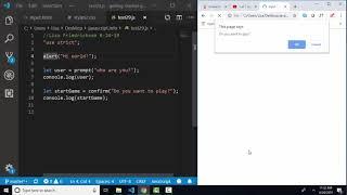 javascript.info The Modern JavaScript Tutorial 2.9 Interaction: alert, prompt, confirm methods