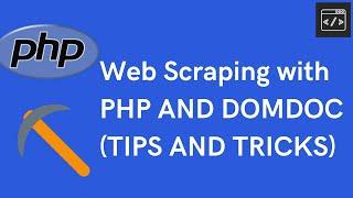 PHP Web Scraping With Dom Document Tutorial for beginners