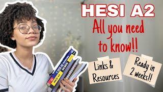 HESI A2 | IN DEPTH EVERYTHING you NEED to pass! | Links & Books