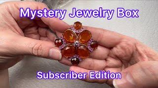 Mystery Jewelry 5 Pound Box Unboxing Subscriber Edition #jewelry #unboxing #gems #vintage