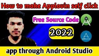 How to make Applovin self click app through Android Studio || Free source code || Technical Nirob 24