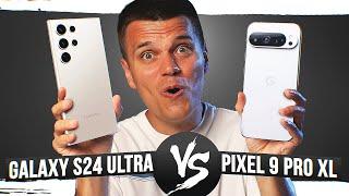 Pixel 9 Pro XL vs Galaxy S24 Ultra - БАТЛ Найкращих Android Смартфонів 2024!