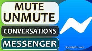 How to Mute and Unmute Someone or Conversations on Messenger