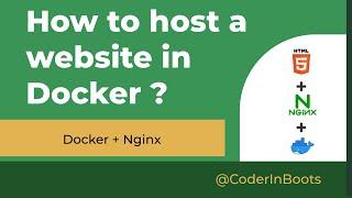 How to host a website in Docker ? | Angular | ReactJS | Coder In Boots