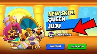 QUEEN JUJU NEW SKIN LEGENDARY GIFTS BRAWL STARS NEW UPDATE