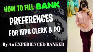 Bank preference for IBPS CLERK AND PO #ibpsclerk #ibpspo