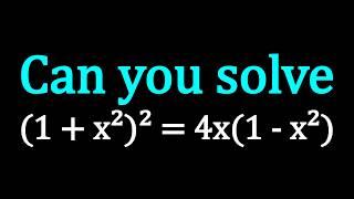 An Interesting Polynomial Equation