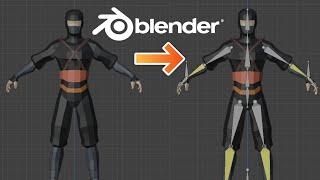 Rig Low Poly Characters EASY: Blender Beginners