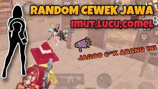 RANDOM CEWEK JAWA | LUCU IMUT COMEL GEMESIN | PUBG MOBILE INDONESIA