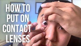 How to put on contact lenses (the BEST way) |  Ophthalmologist @michaelchuamd