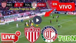 EN VIVO:Toluca vs. Necaxa en vivo donde ver y a que hora Juega liga Mx 2025 jornada 11 hoy/Resumen