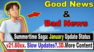 Summertime Saga: Good & Bad News For January Update