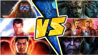 Superman Vs Avengers,Namor vs Thor,Shang-chi vs Thanos,Gorr the God Butcher vs Kurse(SUPERBATTLE)