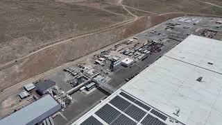 1 Electric Ave, Sparks NV~ Aerial Video of operations of the Tesla Giga Factory in Sparks NV