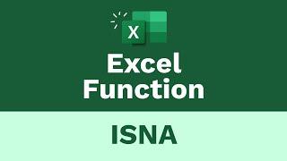 The Learnit Minute - ISNA Function #Excel #Shorts