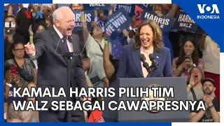 Kamala Harris Pilih Tim Walz sebagai Cawapresnya