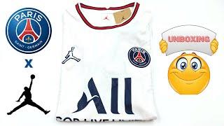 PSG x JORDAN jersey HOME white concept 21/22 (Dri-Fit ADV) Unboxing & Review / ASMR