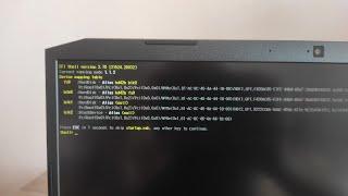 Как установить виндовс с флешки ноутбук Acer NITRO 5 EFI Shell version 2.70