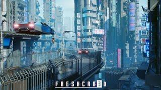 Dystopian(Cyberpunk) City Pack Unreal Engine 4