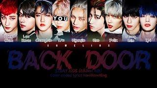 STRAY KIDS (스트레이 키즈) ↱ BACK DOOR ↰ You as a member [Karaoke] (9 members ver.) [Han|Rom|Eng]