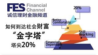 理财小常识 - 如何到达社会财富"金字塔"塔尖20%?