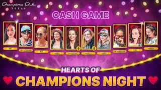 Hearts of Champions Night! Women's Cash Livestream w/ special commentary by Katie Stone & Rachelle!