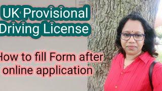 UK Malayalam Vlogs/How to fill DVLA form after online application/ UK Provisional License 