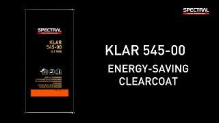 [EN] SPECTRAL KLAR 545-00 - energy-saving clearcoat