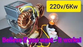 Free Energy Project - self induction system.