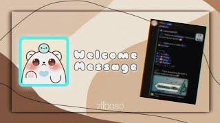 Setup Welcome Message | Mimu Bot | zlfbasc | Tutorial Discord